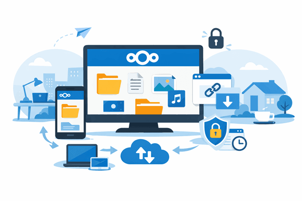 Nextcloud bestanden delen