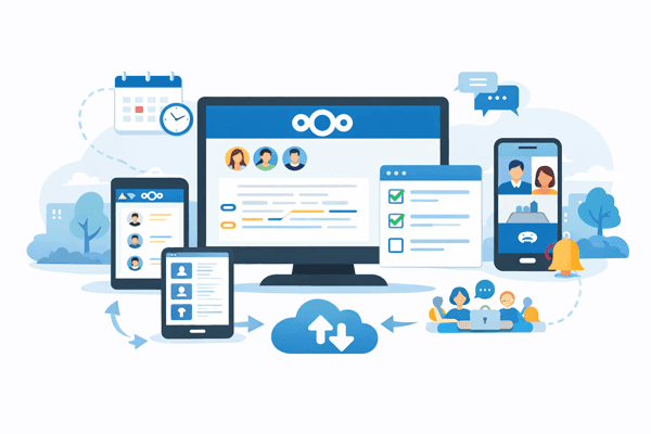 Nextcloud samenwerken, plannen en communiceren