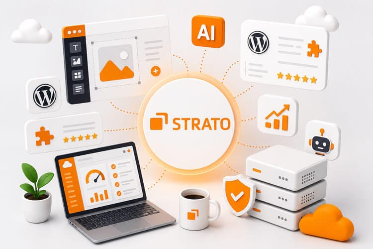 STRATO WordPress AI website builder